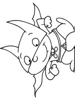 A coloring page of little monsters